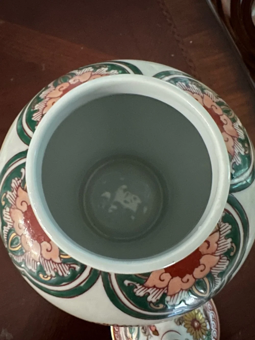 STUNNING ANTIQUE JAPANESE KUTANI GINGER JAR IN EUC